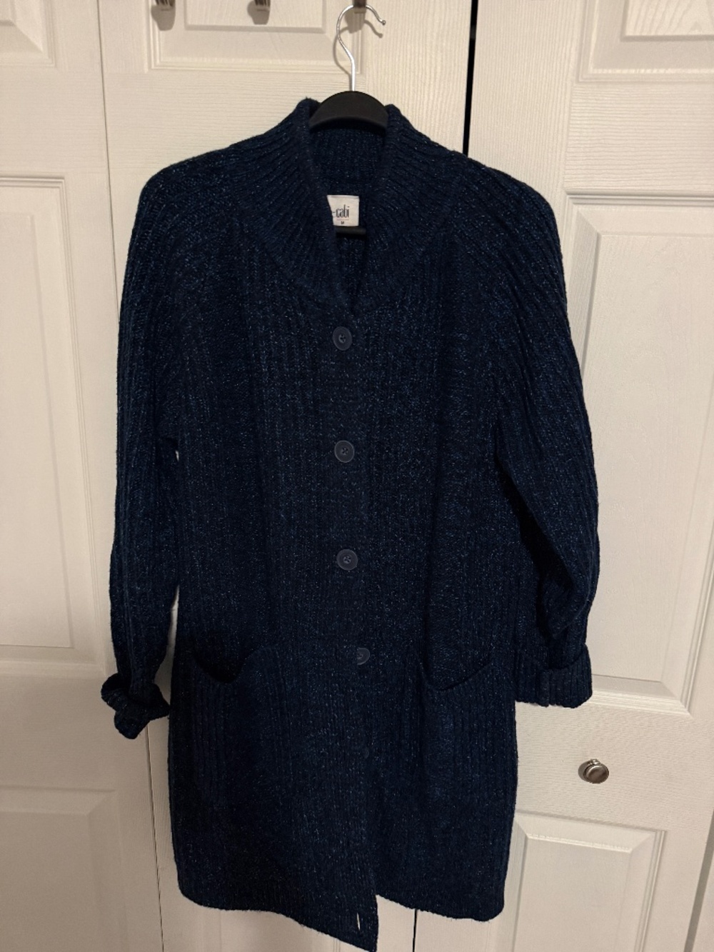 Cabi Blue Lagoon Trail Long Cardigan Sweater Duster